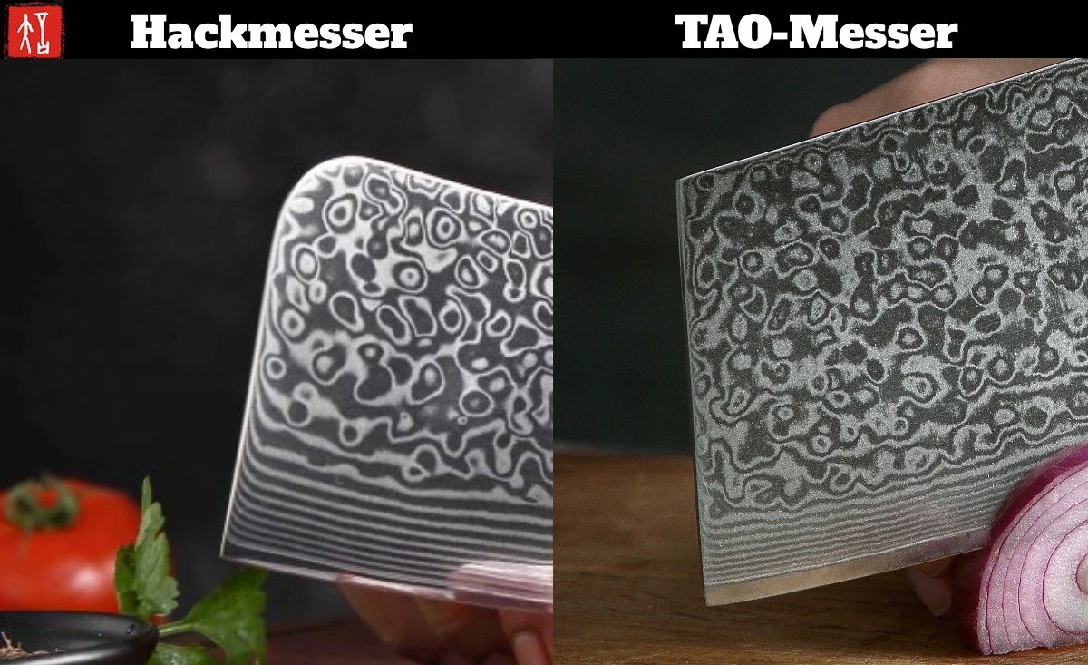 Unterschiede zwischen dem Hackmesser und dem TAO Messer