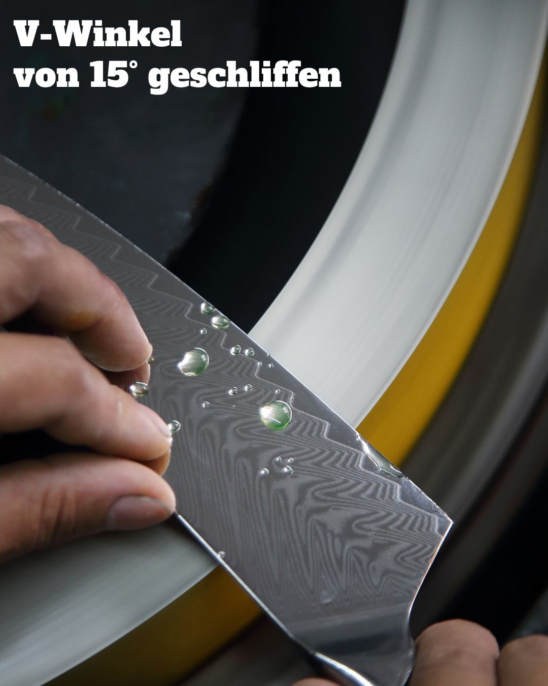 Küchenmesser XinZuo haben einen 15°-Schleifwinkel nach japanischem Vorbild