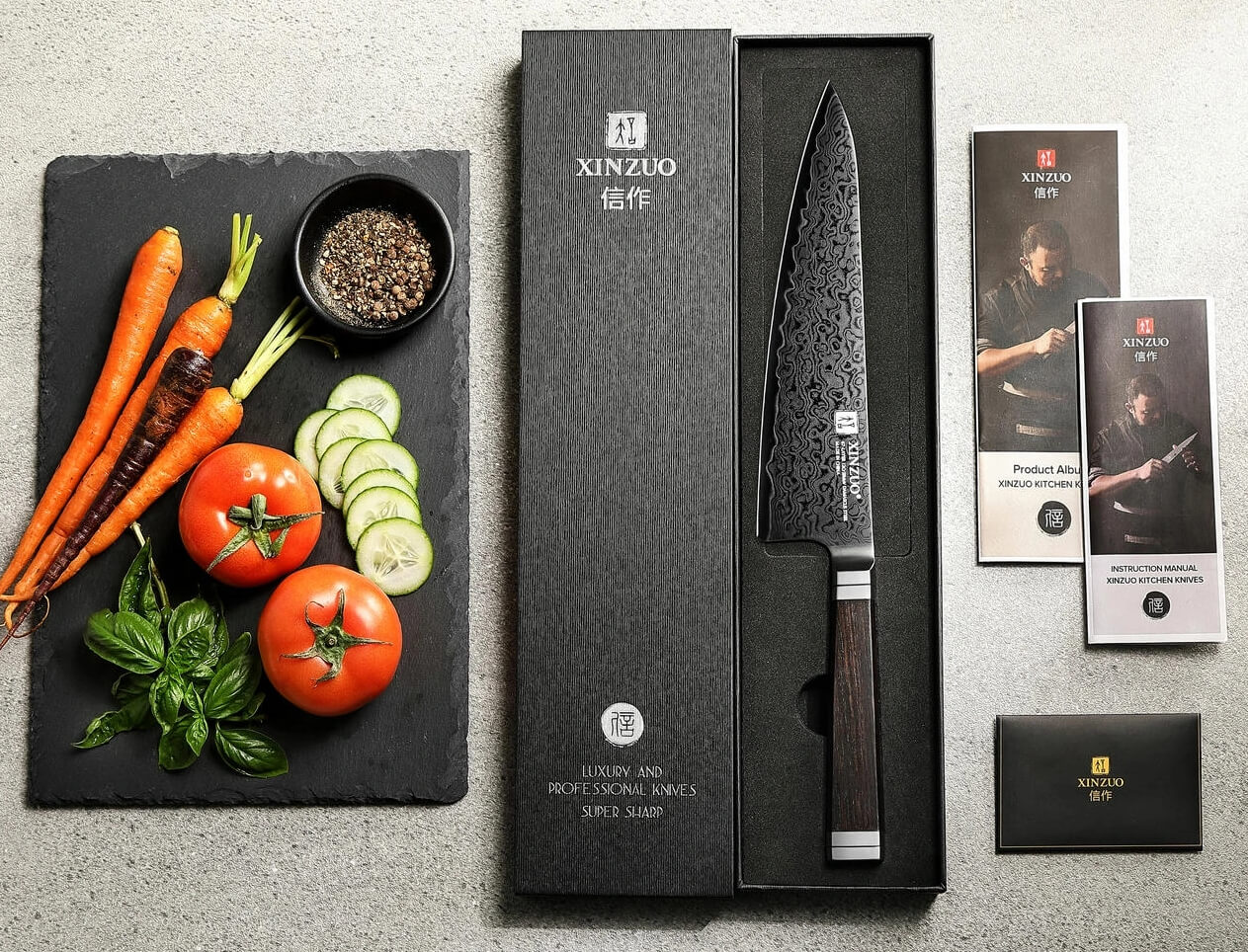 Luxuriöse schwarze Geschenkbox