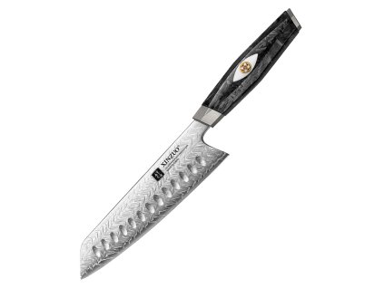 Santoku Messer XinZuo Li X04 19 cm