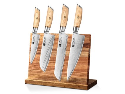 Messerset XinZuo Lan B37S mit Magnet-Messerblock