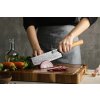 Schneiden mit dem Nakiri Messer XinZuo Zhen PM8O