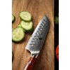 Klinge des Santoku Messer XinZuo Yu B13R