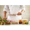 Santoku Messer XinZuo Ji X08C in der Hand