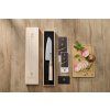 Luxuriöse Geschenkbox Santoku Messer XinZuo Zhen QE PM8M