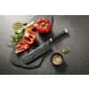 Nakiri Messer HezHen X10 auf dem Schneidebrett