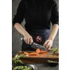 Schneiden mit dem Santoku Messer HezHen X10