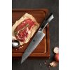 Fleischmesser XinZuo Feng B32 auf dem Schneidebrett