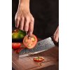 Schneiden mit dem Santoku Messer XinZuo Feng B32