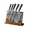 Messerset XinZuo He B1H mit Magnet-Messerblock