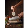 Schneiden mit dem Nakiri-Messer XinZuo Feng B32D