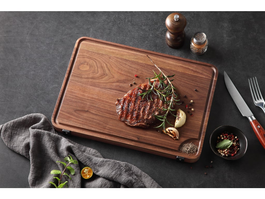 Nové dřevěné prkénko XinZuo z černého ořechu