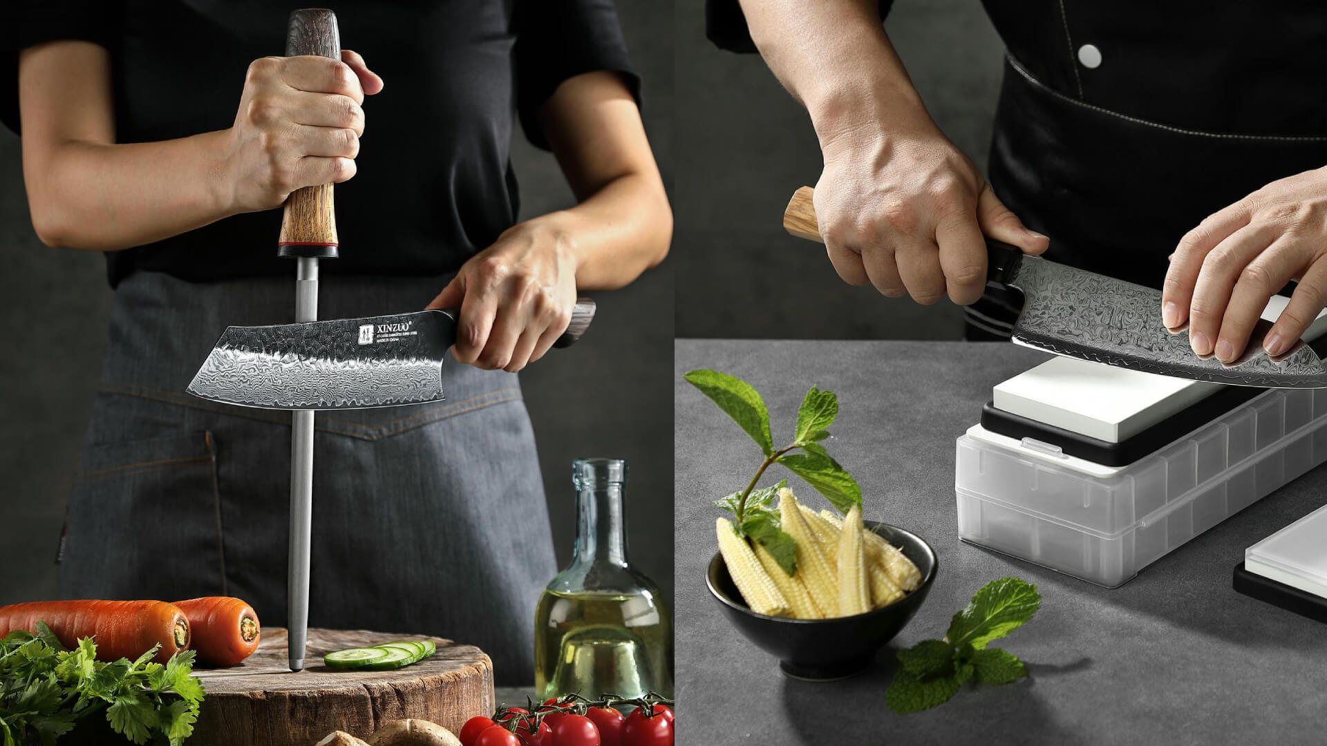 Rozdíl mezi broušením a ostřením nožů