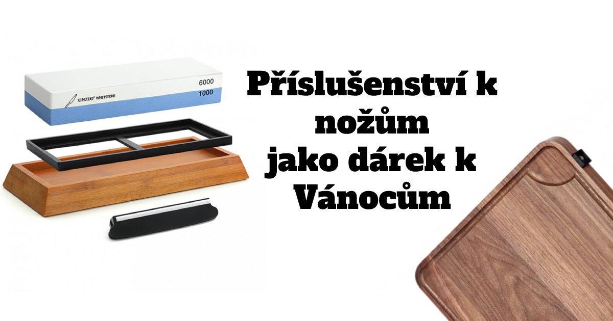 Příslušenství k nožům jako dárek k Vánocům