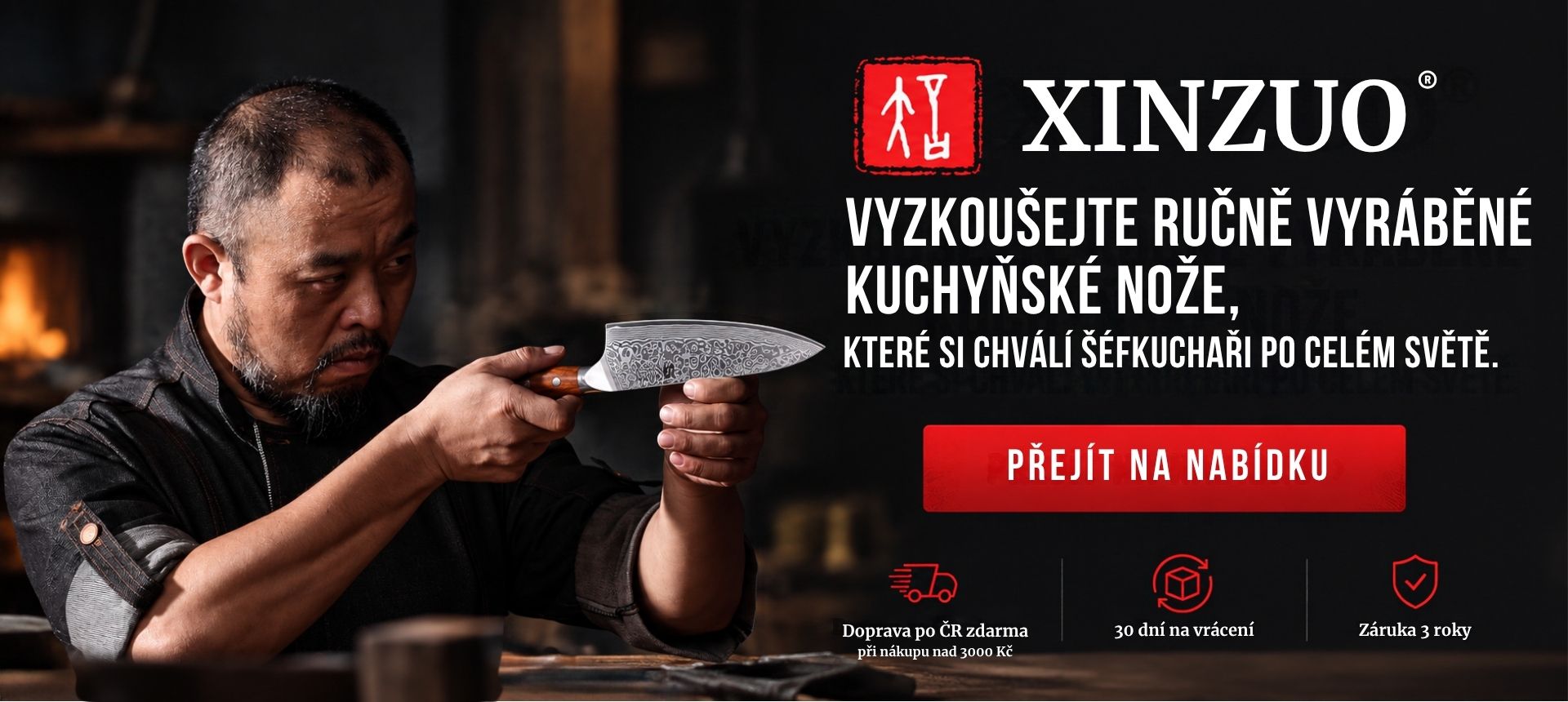 Nabídka kuchyňských nožů XinZuo