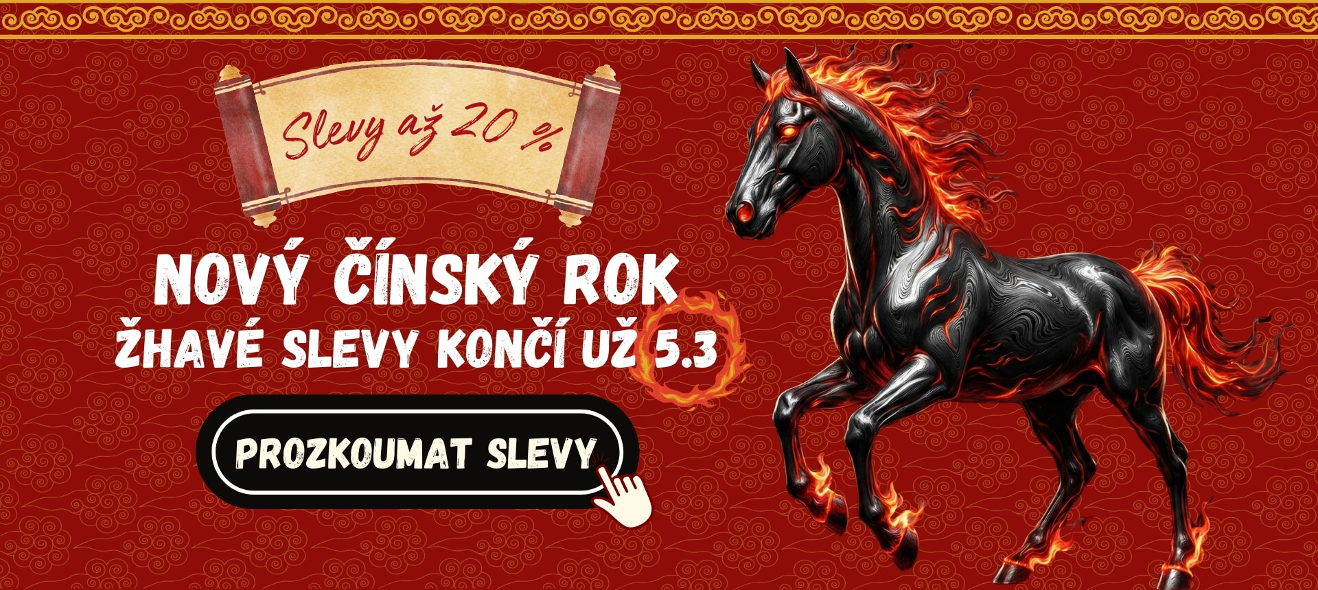 Velká akce k čínskému roku ohnivého koně už jen do 5.3