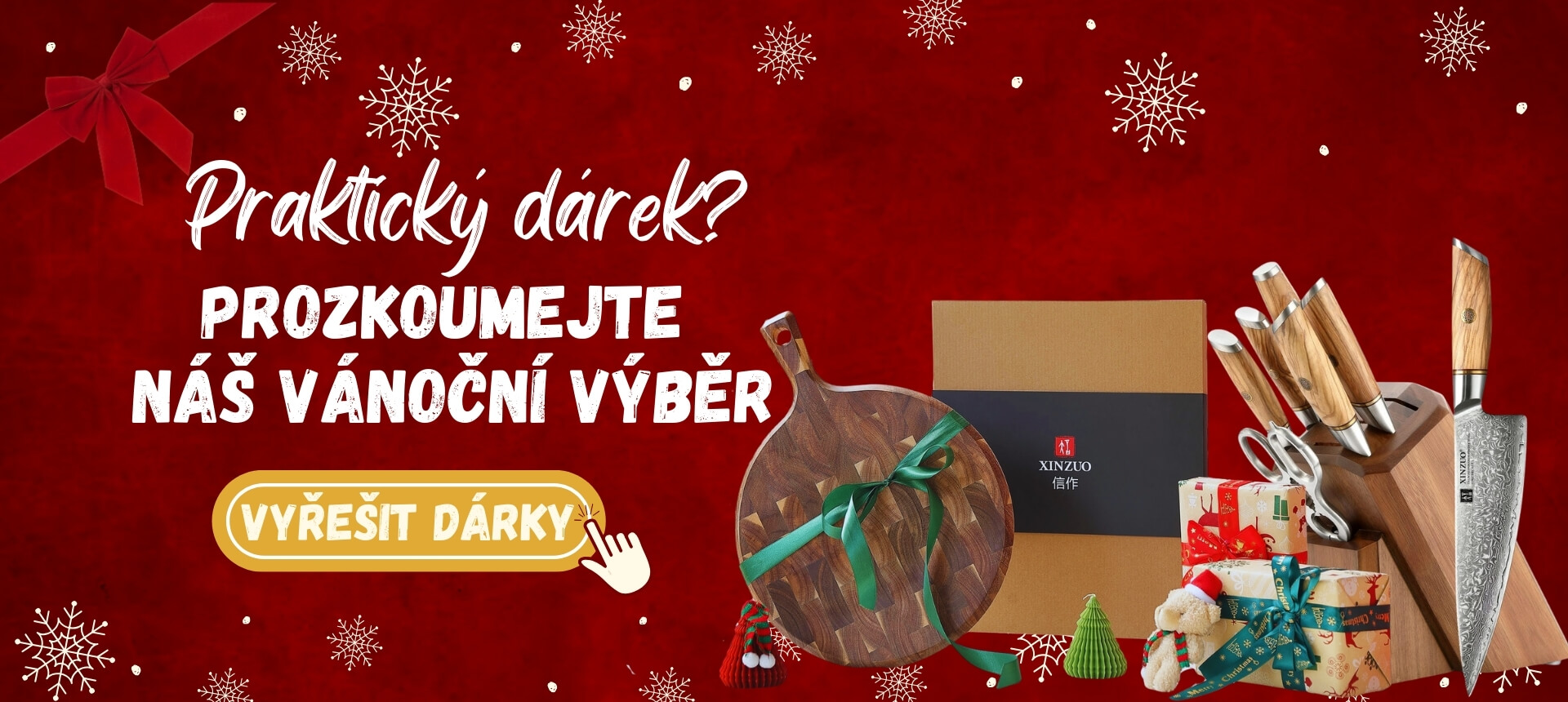 Vánoční výběr nožů, sad i příslušenství