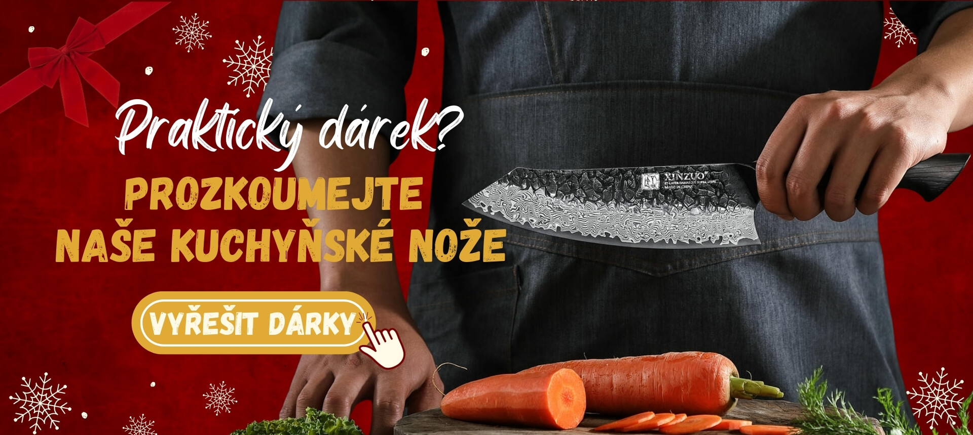 Kuchyňské nože jako dárek k Vánocům