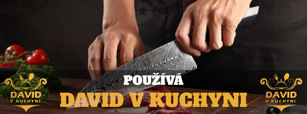 Kategorie produktů, které používá David v kuchyni