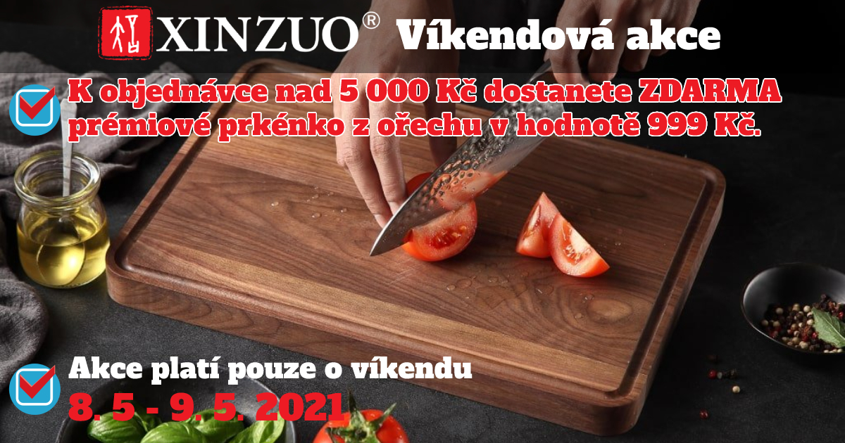 Prkénko z ořechového dřeva zdarma k objednávce nad 5000Kč