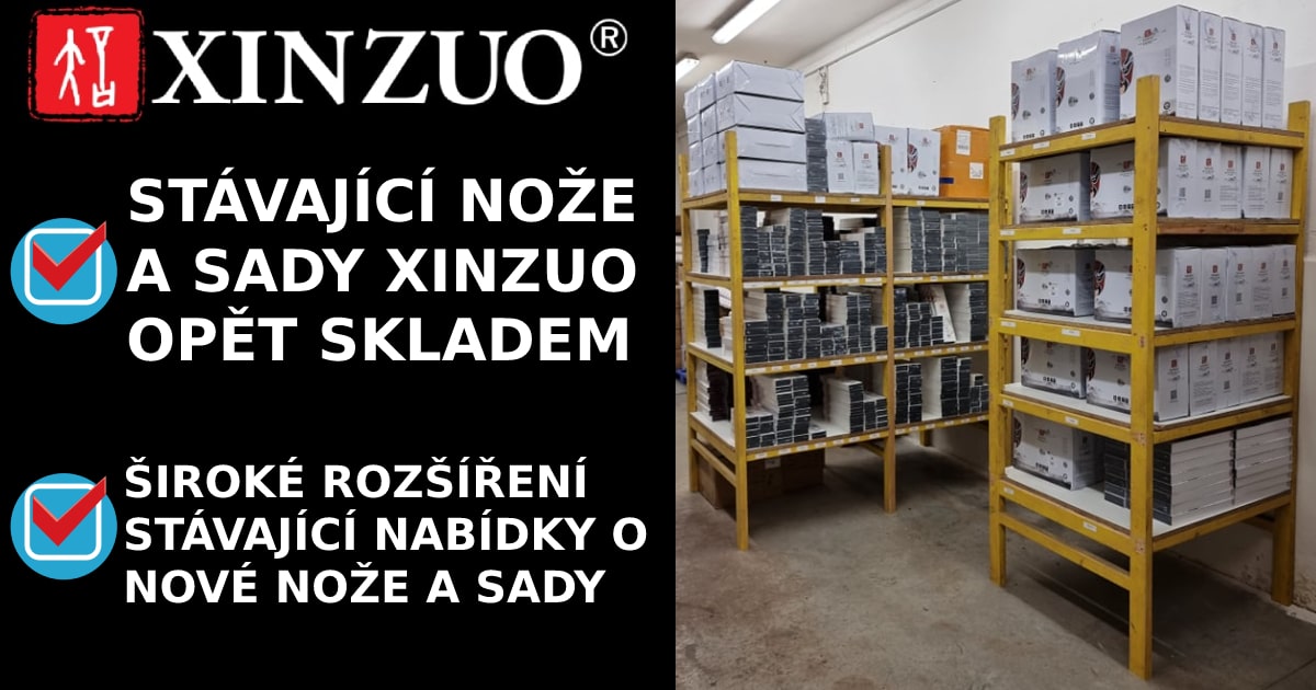 Nože a sady nožů XinZuo opět SKLADEM