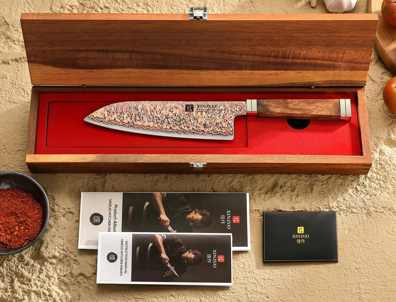 Krabička z akáciového dřeva