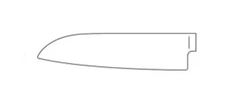 Tvar čepele nože santoku