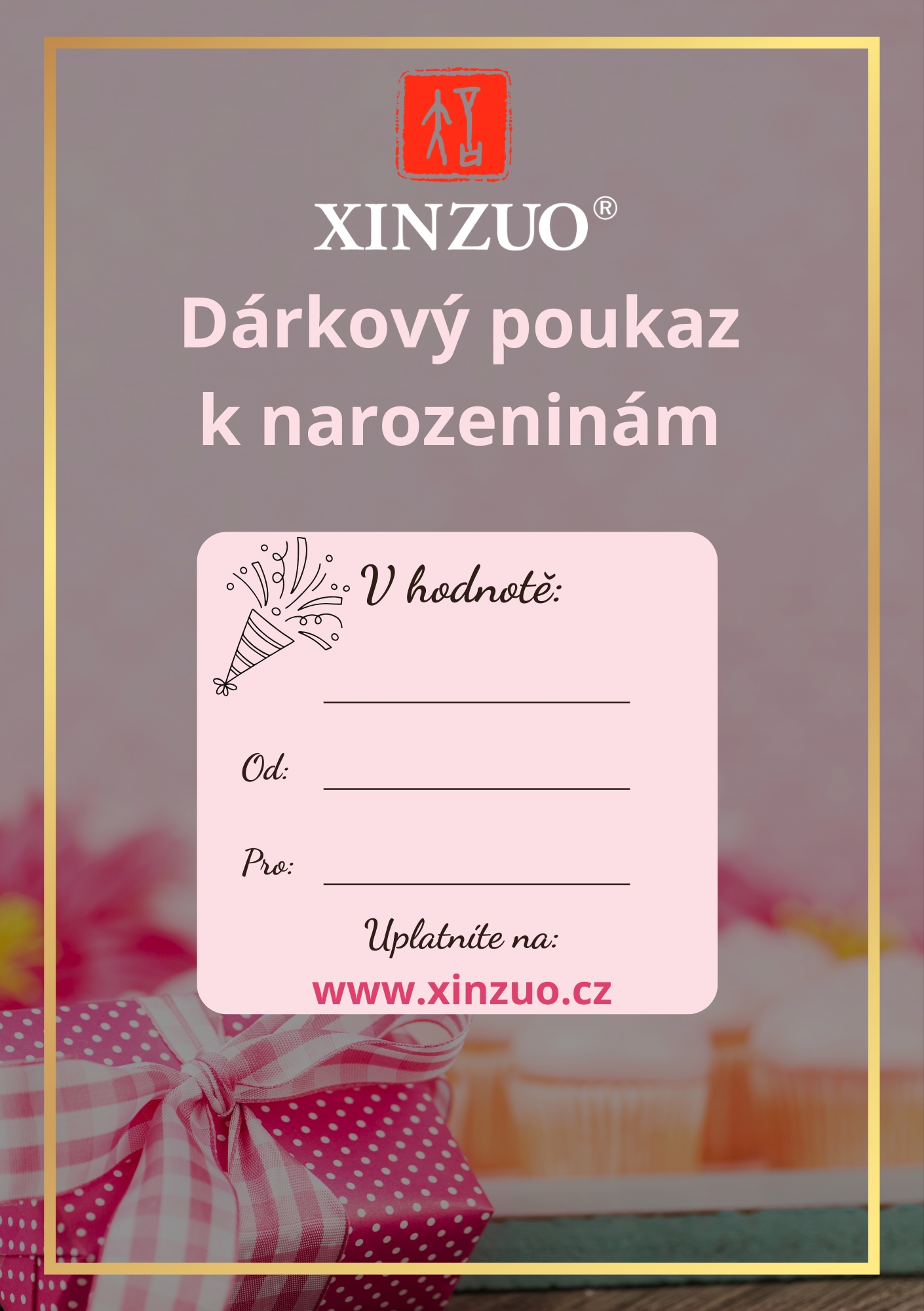 Narozeninová šablona