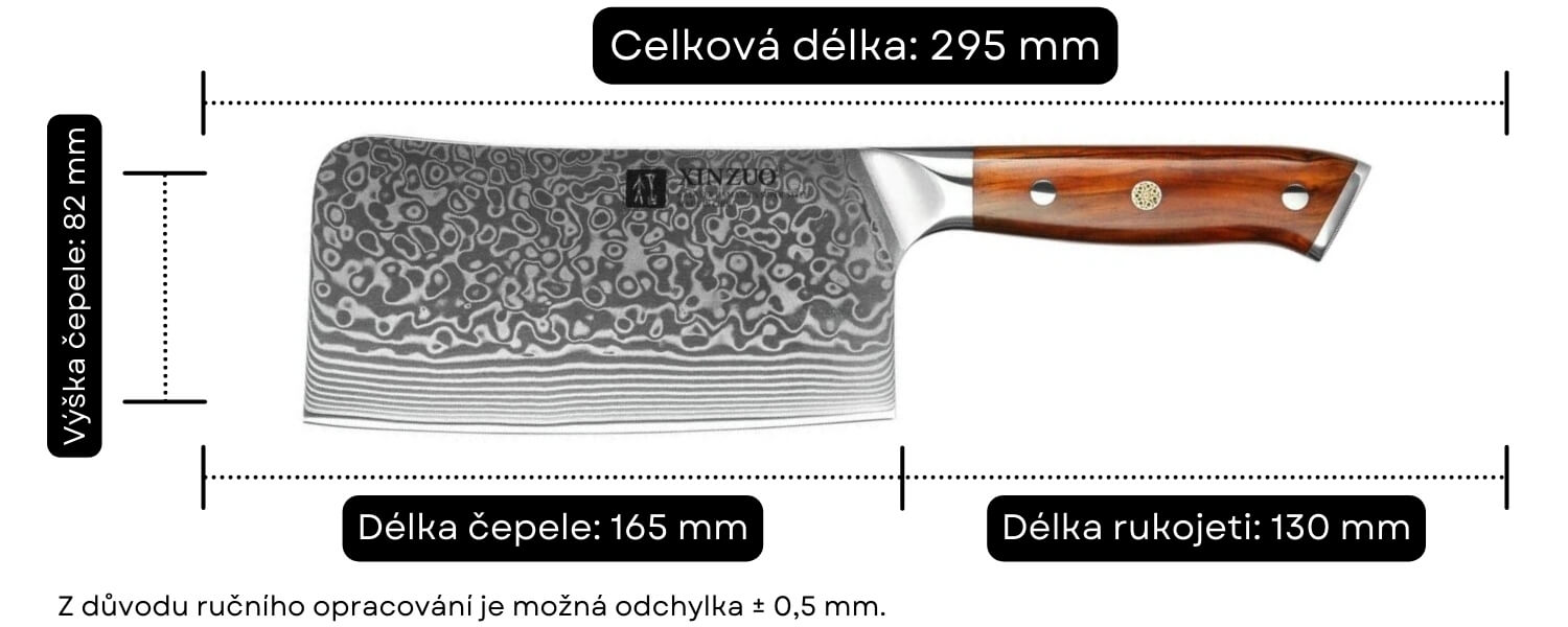 Sekáček XinZuo Yu B13R velikost
