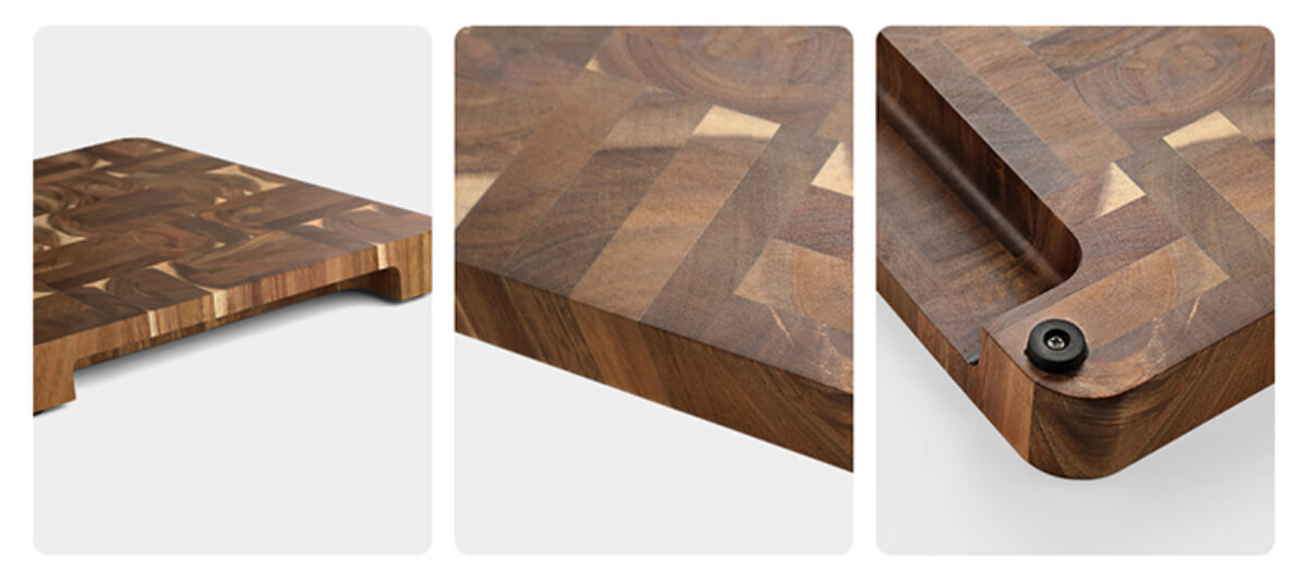 Pohled na detaily prkénka