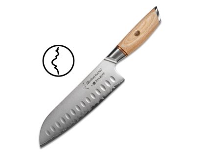 Santoku nůž XinZuo Lan B37S Těhotnej kuchař
