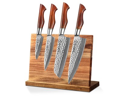 Sada nožů HezHen B30R Master s magnetickým stojánkem