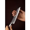 Santoku nůž HEZHEN Master B30R 7"  ostří nože