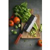 Nakiri nůž HEZHEN PM8S 6,8" na prkénku
