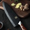 Ukázka dřevěného pouzdra pro nože santoku