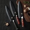 Ukázka dřevěného pouzdra pro nože santoku