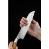Santoku nůž HezHen B30S ukázka čepele