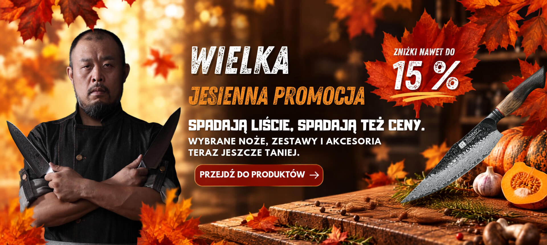WIELKA JESIENNA PROMOCJA - SPADAJĄ LIŚCIE, SPADAJĄ TEŻ CENY