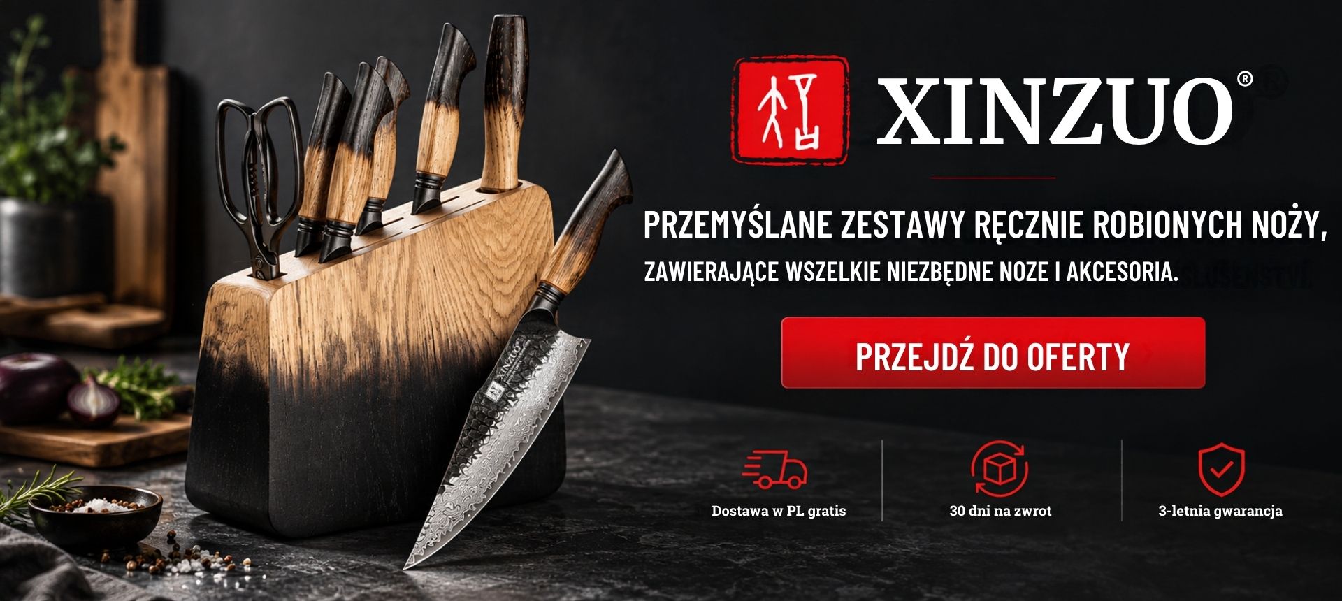 Zestaw noży kuchennych XinZuo