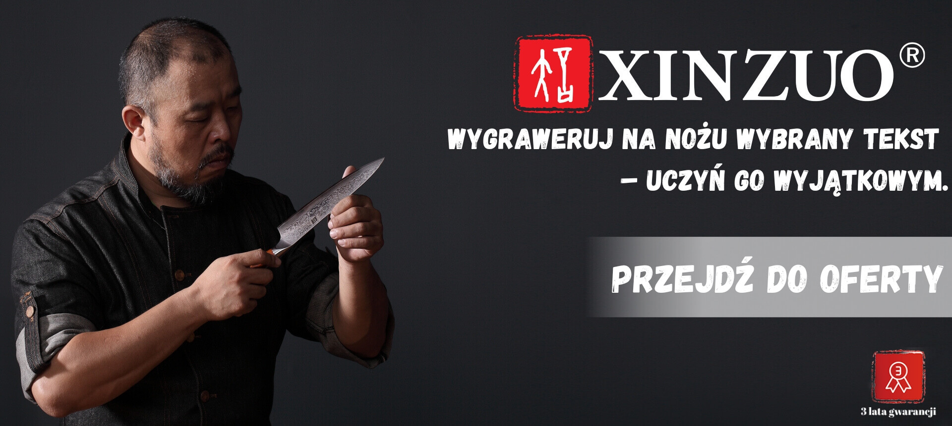 Wygrawerujemy na twoim nożu, co tylko zechcesz
