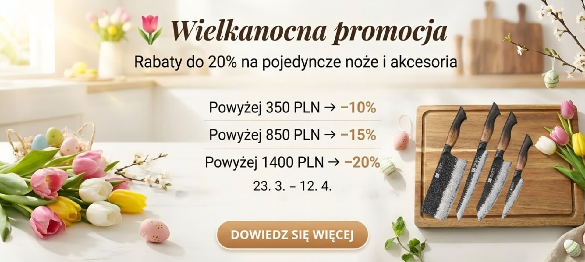 Wielkanocna promocja: Wielkanoc zaczyna się w kuchni - od odpowiedniego noża