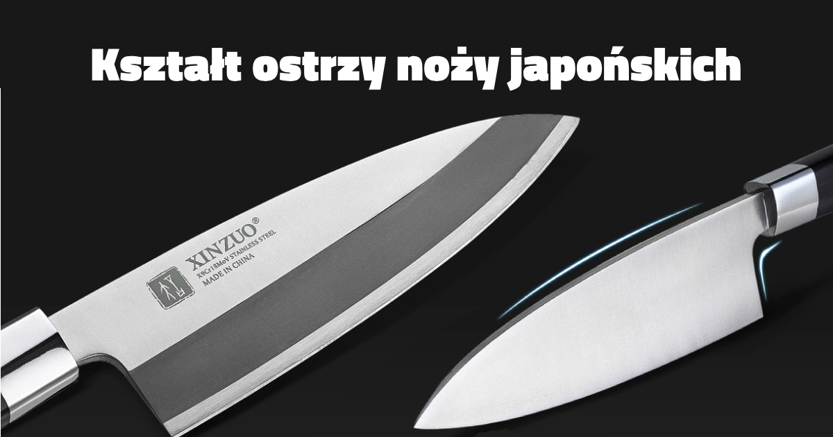 Kształt ostrzy noży japońskich