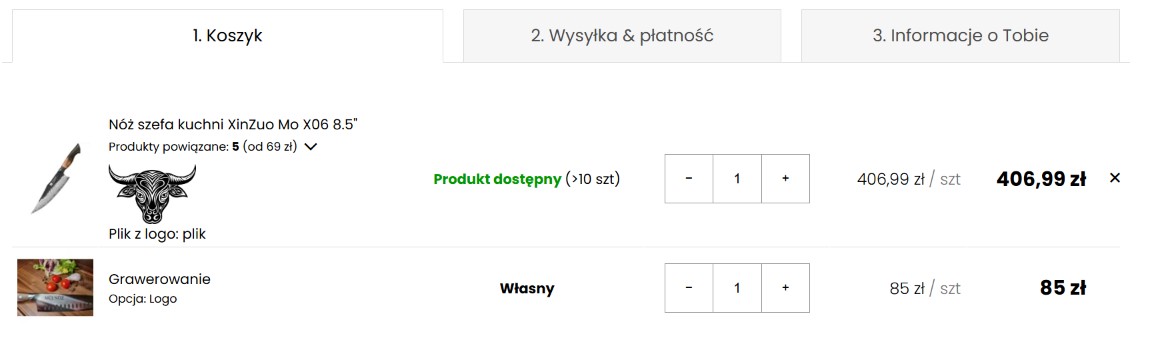 Podgląd koszyka