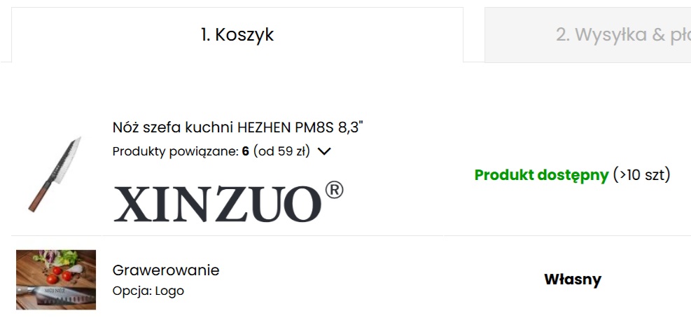 Podgląd koszyka