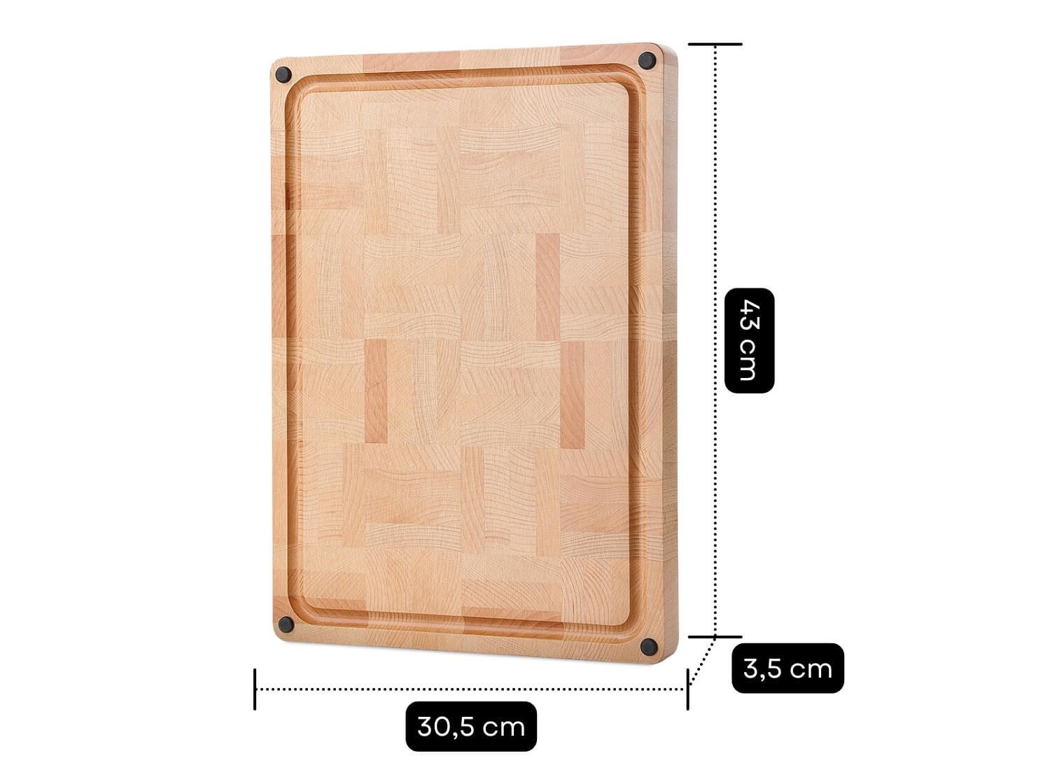 Wymiary dębowej deski