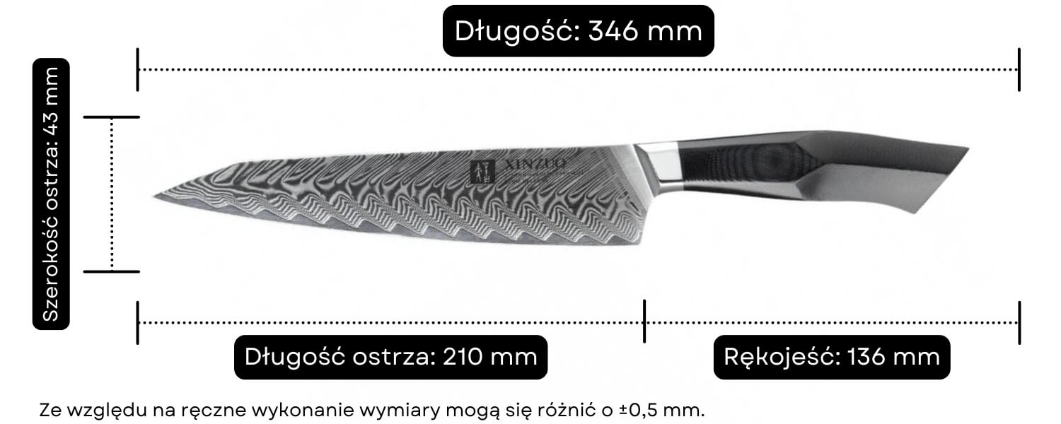 Nóż do mięsa XinZuo Feng B32 8.3