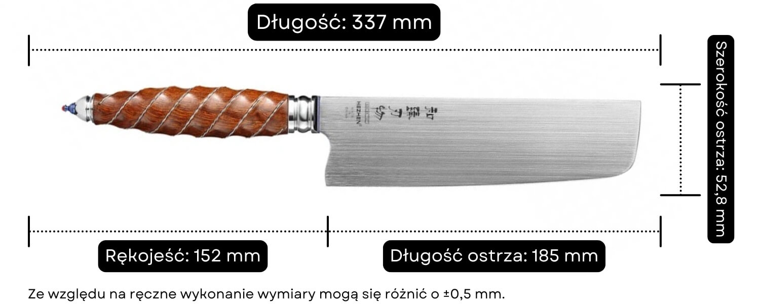 F4 nakiri wymiary