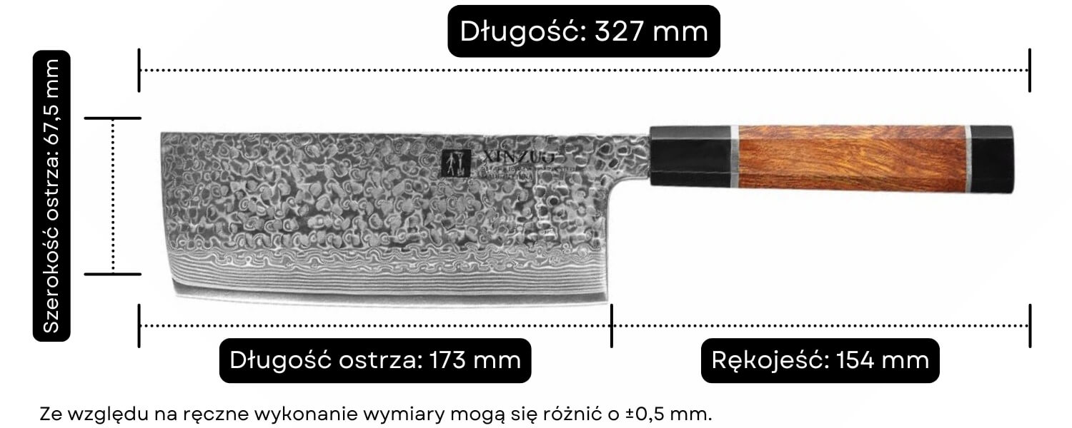 PM8 nakiri wymiary