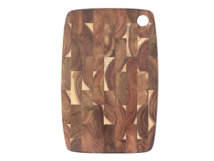 Mała deska do krojenia z drewna akacjowego - model 6