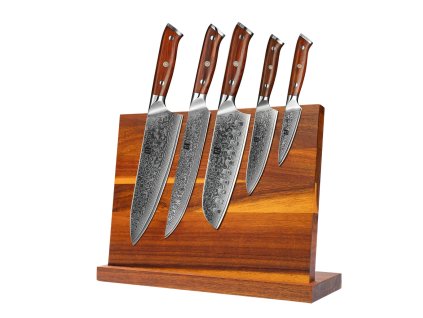 Zestaw noży XinZuo Yu B13R ze stojakiem magnetycznym